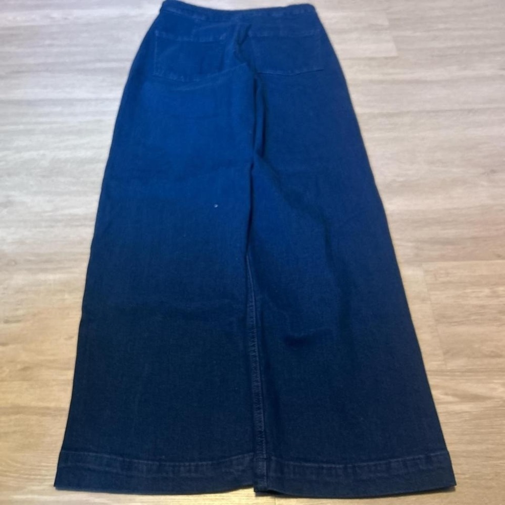 2000s Baggy Blue Wide Leg Canvas Pants 28x30 Y2K Vintage Grunge - Picture 4 of 6